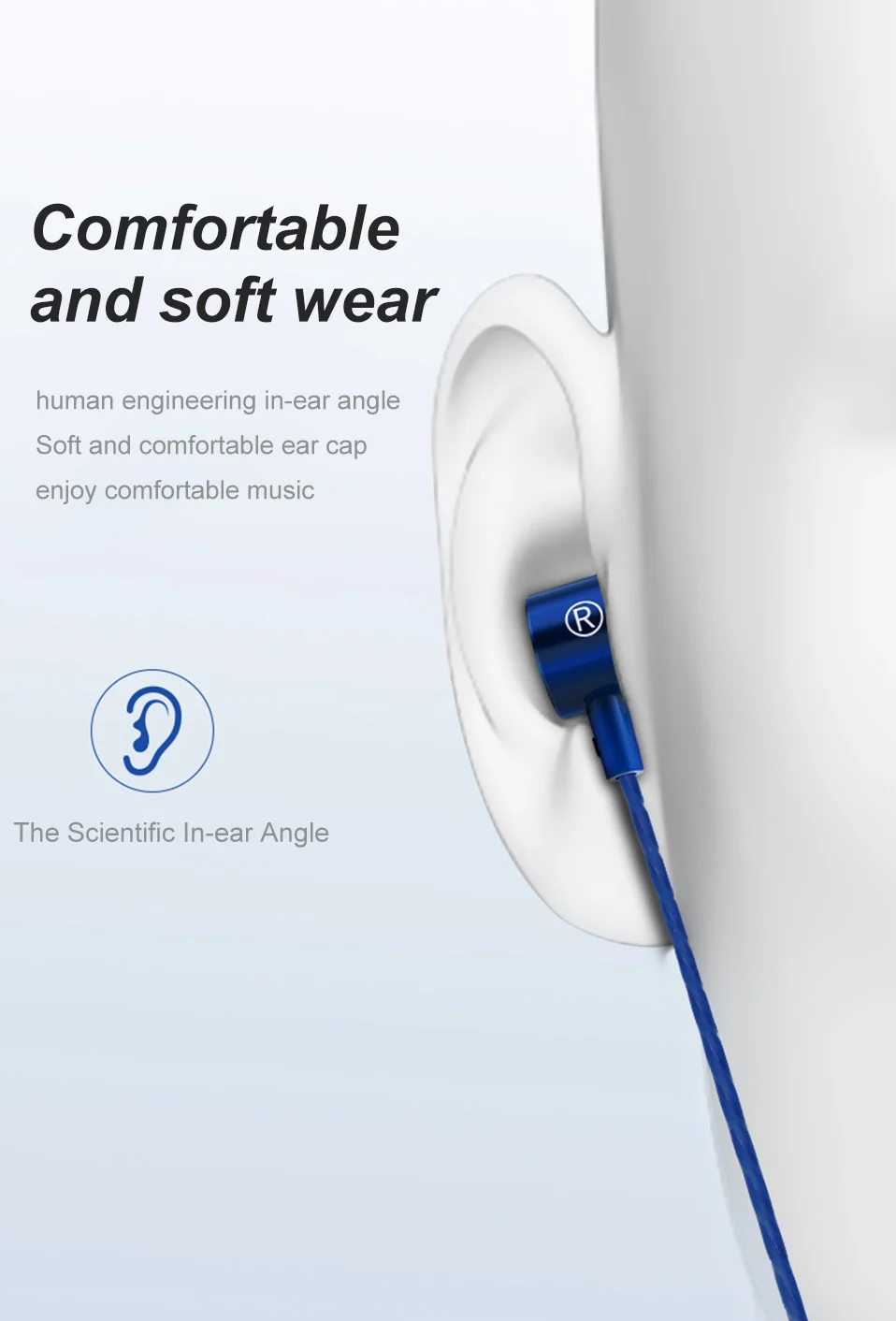 In-Ear Earphone Earbuds Metal Supper Bass Headphones Wired Earphones with Mic for Xiomi Phone Computer 3.5mm In Ear Headset      (4)