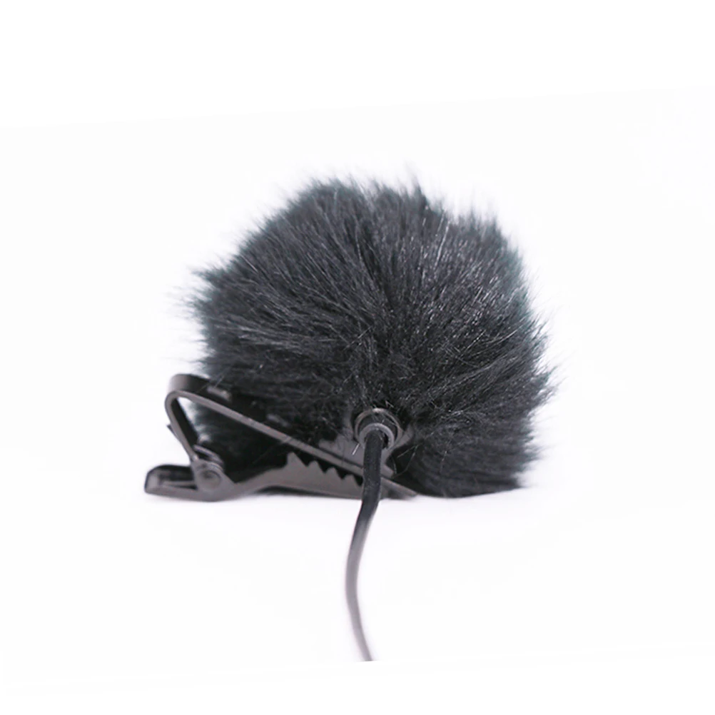 JETTING Artificial Fur Windscreen Windshield Wind Muff for Lapel