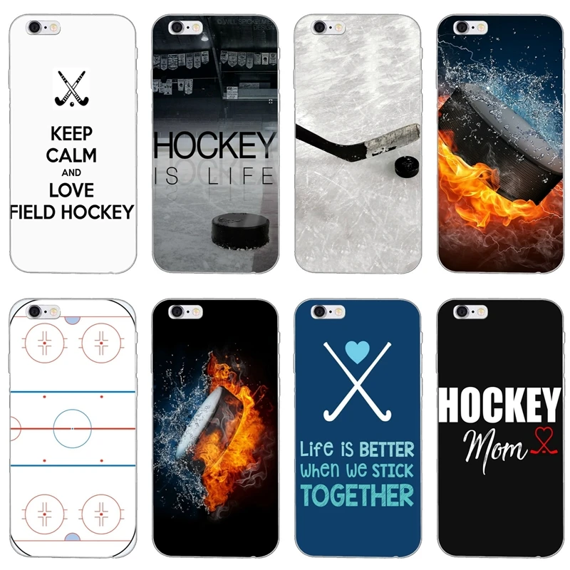 

i love ice Hockey For Huawei Honor 10 9 Lite 8 8C 8X 7C 7X 7A 6C pro 6 Play 6X 6A 5A LYO-L21 V8 V10 case Soft phone cover