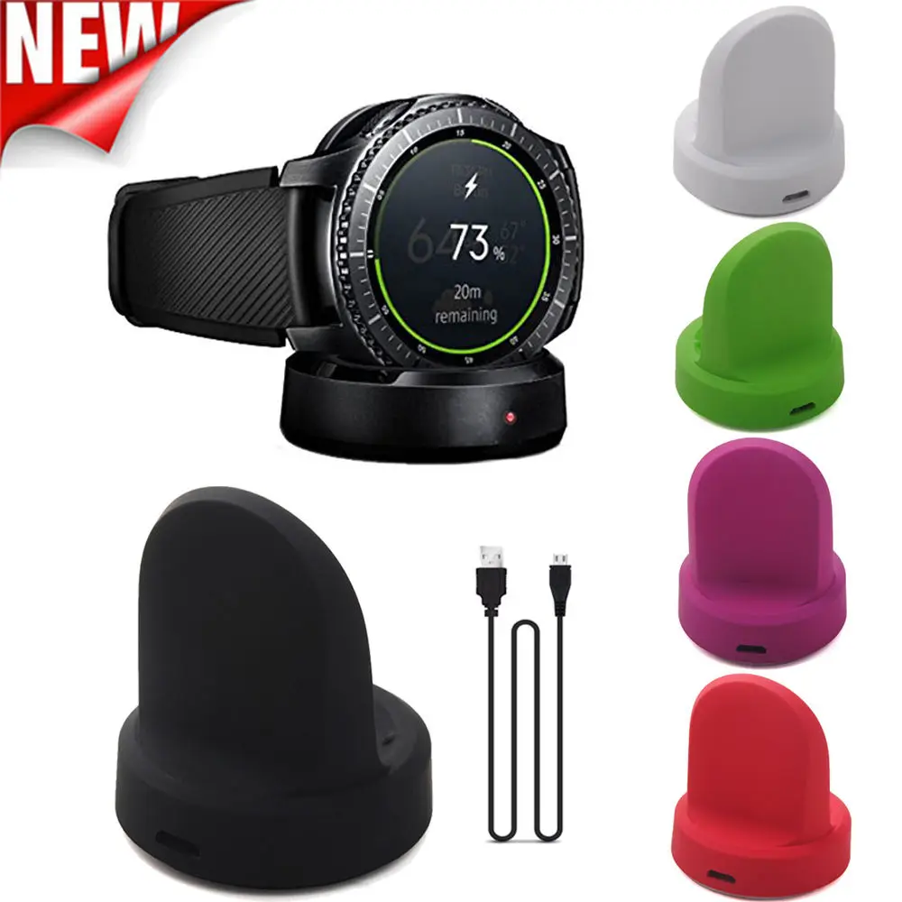 Беспроводная зарядная док-станция зарядное устройство для Samsung Gear S3 Classic Frontier Watch