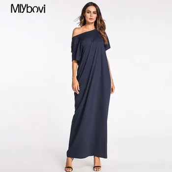 

Summer Sundress Sexy Bow Maxi Long Dress 2018 Casual Dress Femininos Plus Size irregularly spliced Muslim Russian Vestidos 4XL