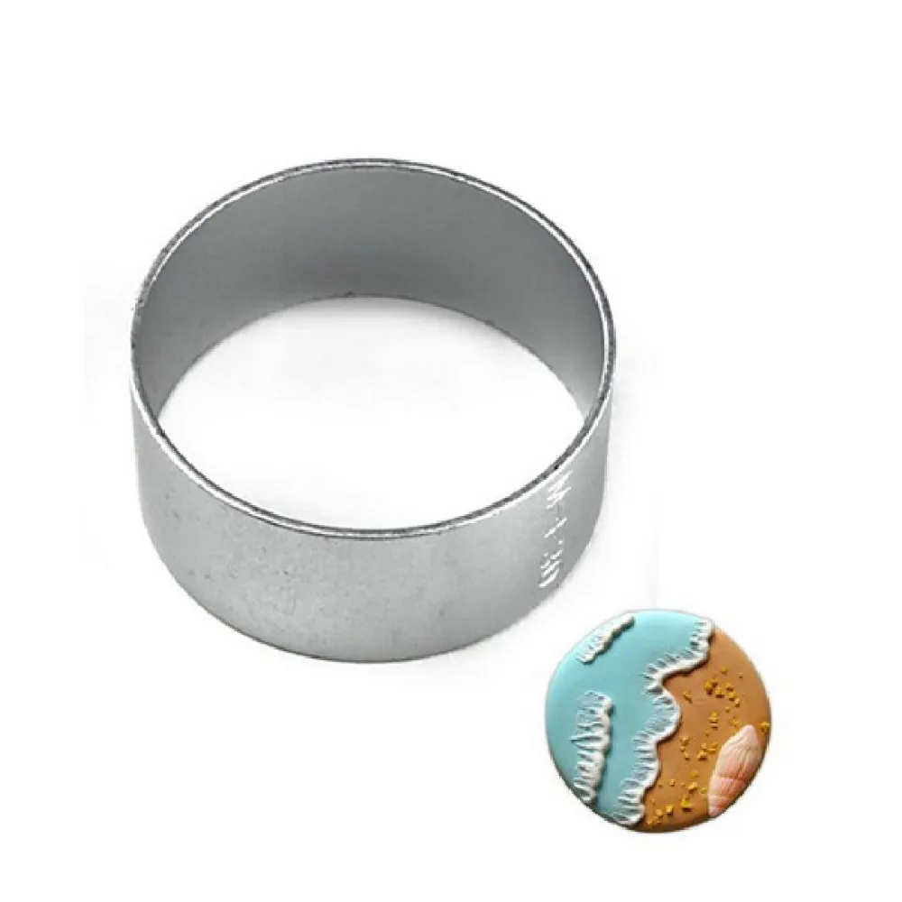 

Aluminium Mold Circle Round Shaped Sugarcraft Biscuit Cookie Cake Pastry Baking Cutter Mould Bakeware Decorating Tools