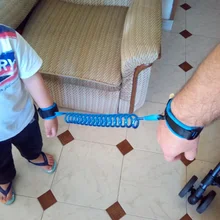 Детские ремни безопасности anti-потерял Браслеты Anti потерянный наручные ссылка поводок для малышей Детские ремень веревка прогулочная руки ремень группа