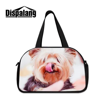 

Dispalang Pet Dog Print Travel Bag Large Capacity Women Hand Luggage Travel Duffle Bags Weekend Bags Multifunctional Travel Bags