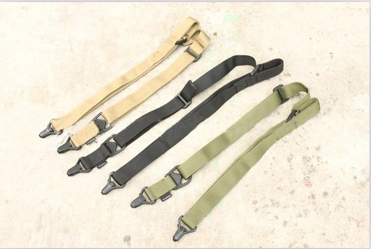 

2 Point Tactical Rifle Sling Military Wargame Paintball Hunting Gun Strap Adjustable Quick release Airsoft Mount Ati-slip Strap