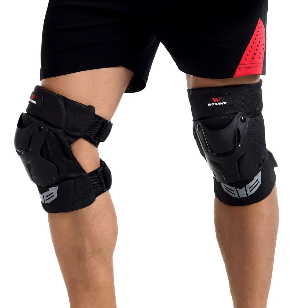 

WOSAWE 1 Pair Braces & Supports Knee Brace Riding Knee Support Protective Pads Guards Outdoor Sports Cycling Knee Protector Gear