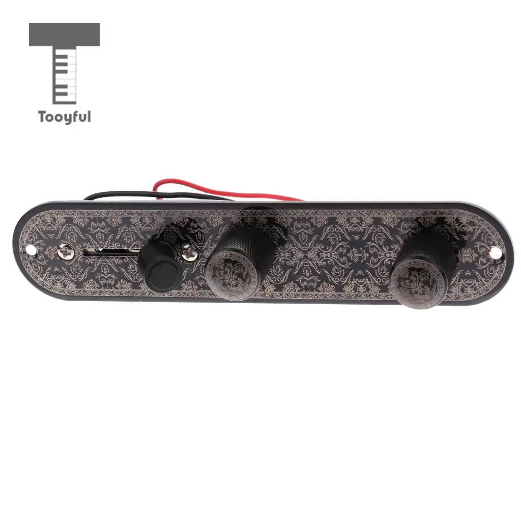 Tooyful 3 Way Toggle Switch Guitar Prewired Control Plate for Telecaster Guitar