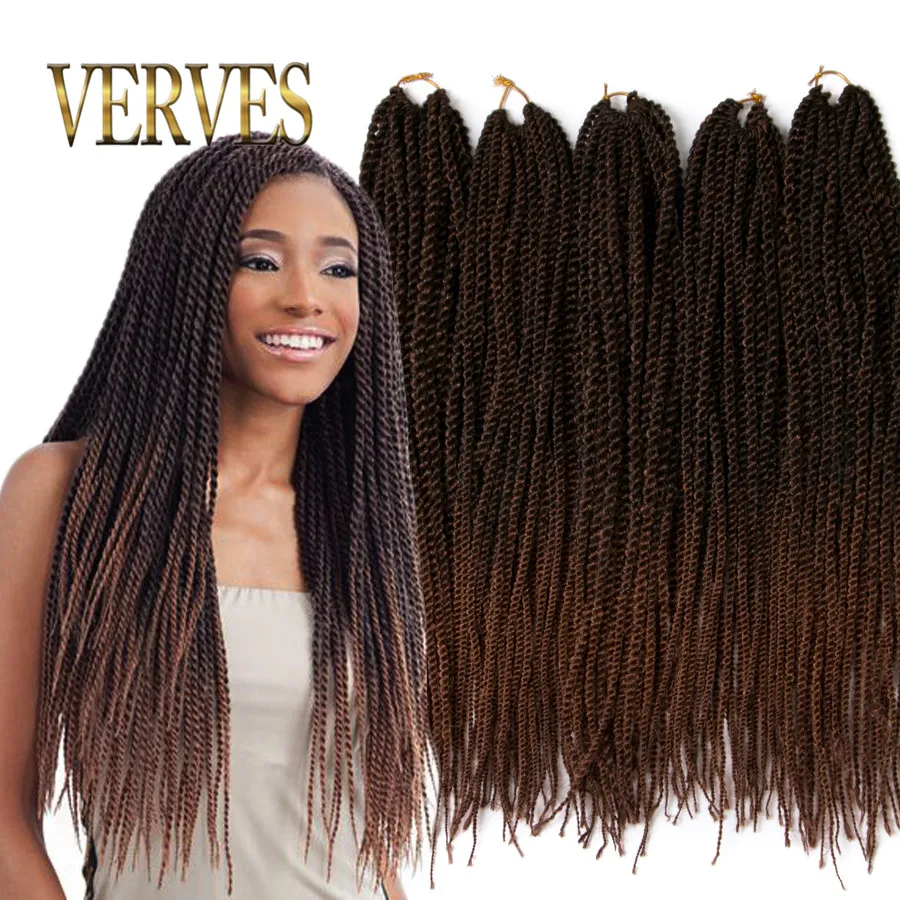 Ombre Crochet Braid hair 20inch 70grams/pcs,small Senegalese Twist Hair 27 roots Synthetic Braiding Hair braiding hair extension