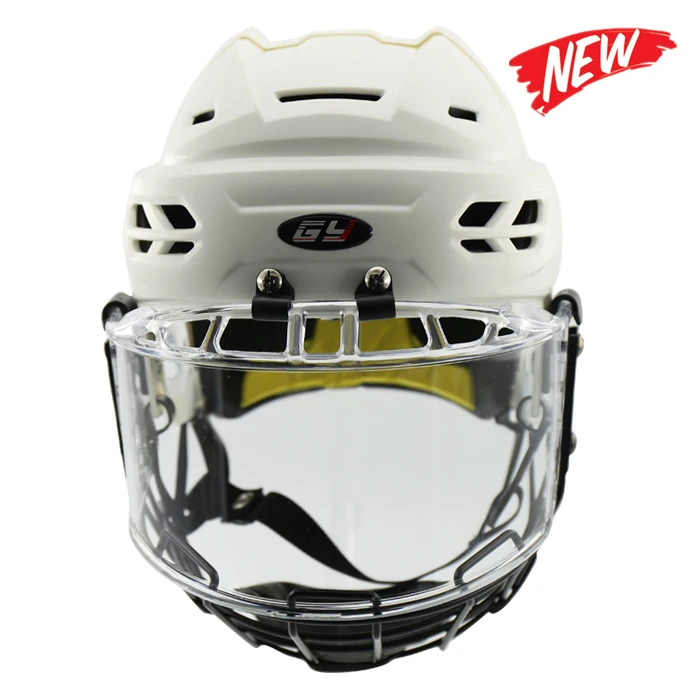 

2019 New arrival Entry-level inline hockey helmets Kids casque ice hockey helmet combo face protector Helmets