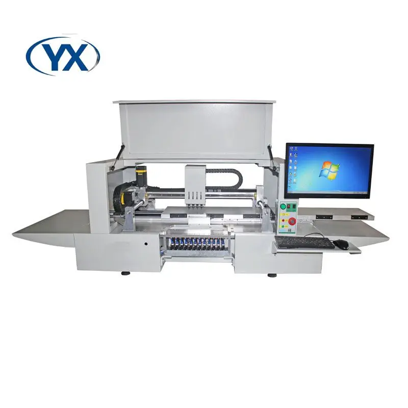 Новый запатентованный продукт YX1200 SMT рабочего PNP машины YX1200 с 1200 мм площадь печатной платы + 12 мм питатели, солнечная Установка Системы