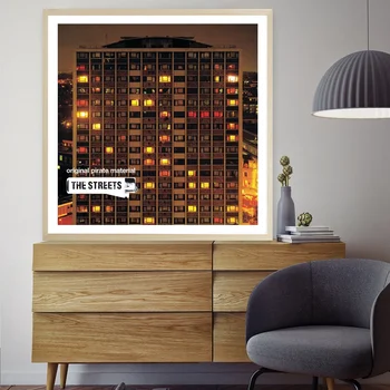 

The Streets Original Pirate Material Art Canvas Poster Music Album Poster Wall Pictures for Living Room No Frame