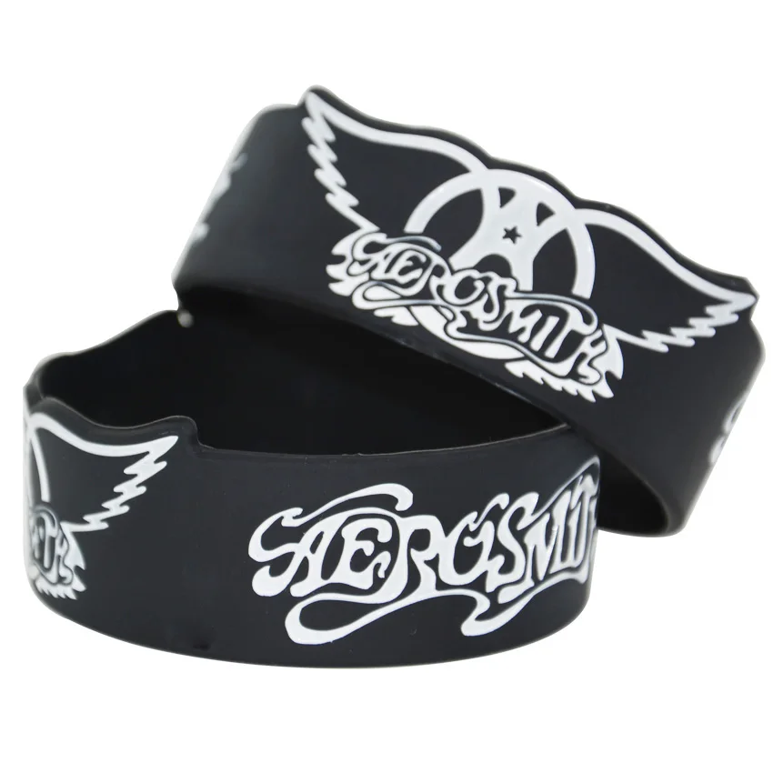 1 шт. ''широкий силиконовый браслет в стиле рок Aerosmith|Браслеты| |