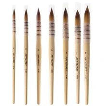 Ручная работа нейлоновая кисть для рисования волос Акварельная кисть для акварели товары для рукоделия каллиграфия кисть