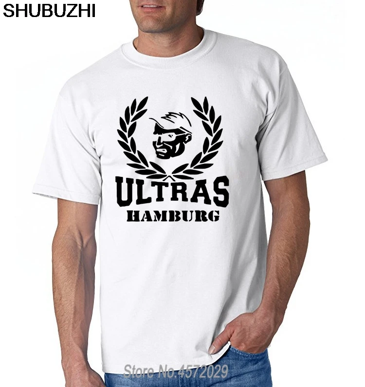 

Ultras Hamburg T-Shirt Fan Fubball Fussball Hooligans Bundesliga T-shirt 100% cotton Geek Family T Shirt euro size