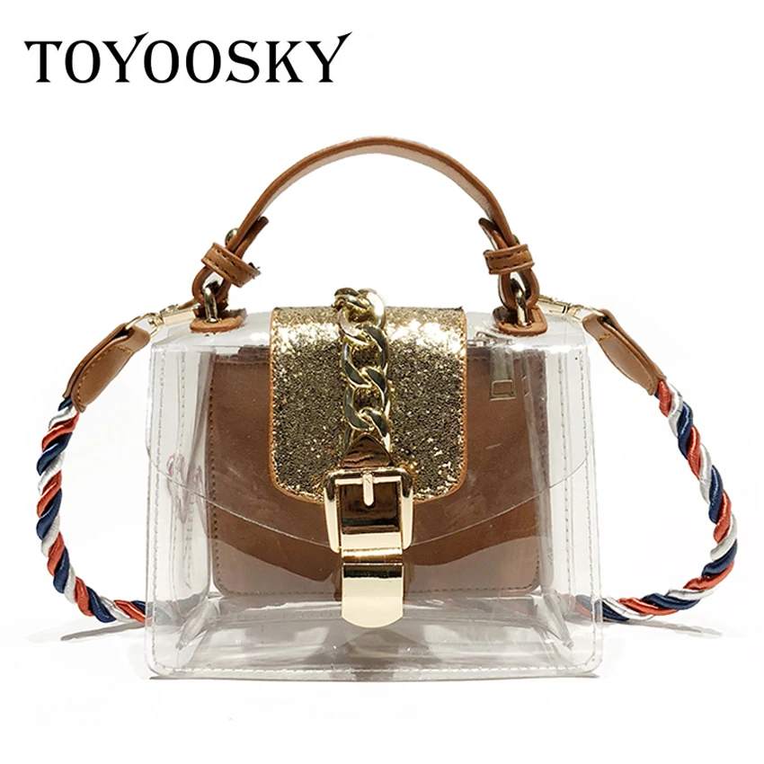 Aliexpress.com : Buy TOYOOSKY Fashion Summer Transparent Handbag Women ...