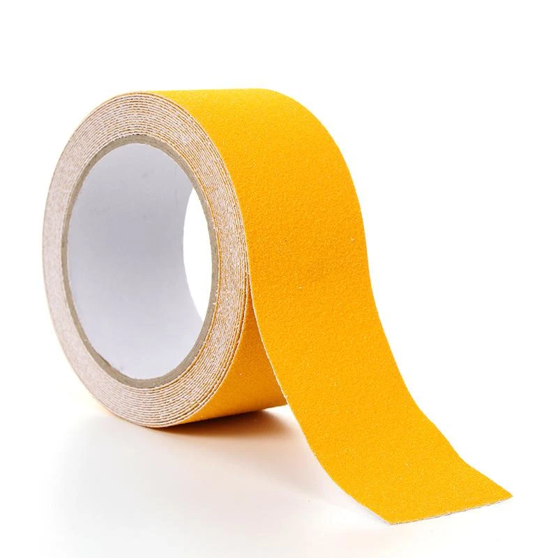 5m*5cm Safety Strong Adhesive Anti-slip Tape Non Skid Safe Grit Tape Grip Sticker PVC Warning Tape Used for Stairs Floor - Цвет: yellow