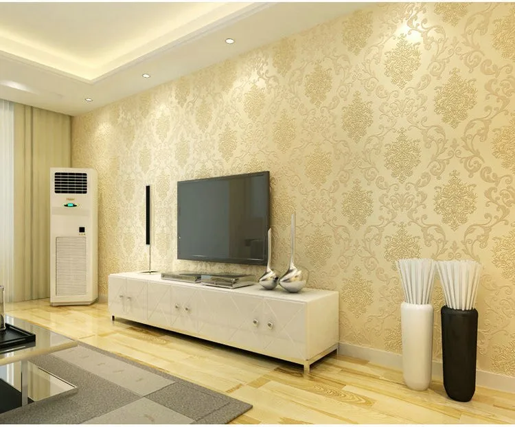 Waliicorners Luxury Italian Style Modern 3D Embossed Background Wallcovering For Living Room Bedroom Decor Damask Wall Paper Roll Wallpaper 11 4