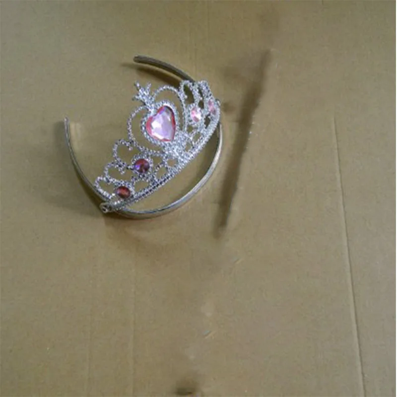 Disney Frozen pretend play Beauty Fashion Toys Children's Crown Set Magic Wand Princess Headwear Headband Toy for children