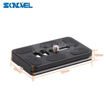 PU-70 Quick Release Plate Монтажный Кронштейн Пластины быстрого крепления с 1/" винт для камеры Benro B0 B1 B2 J1 N1 шаровая Головка для штатива-трипода из Arca Swiss Камера