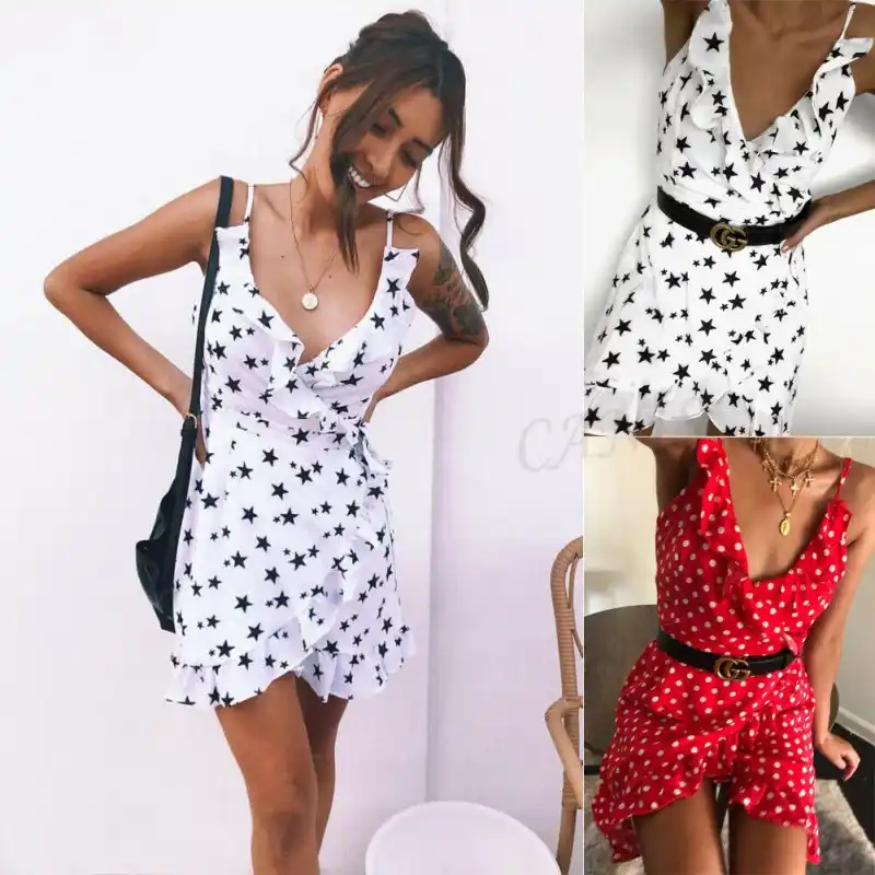 ruffle sundress