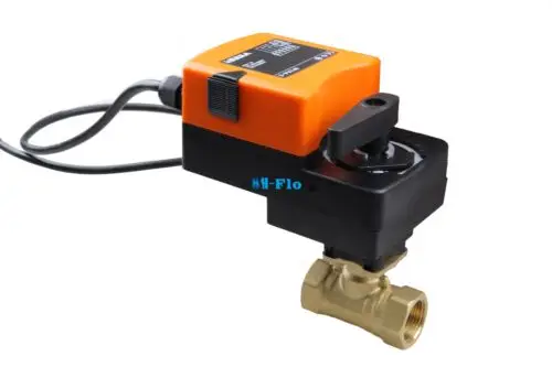 2-канальный 24VDC/AC 1/2 ''-2'' вкл/выкл пропорциональный модулирующий моторизованный электрический шаровой клапан
