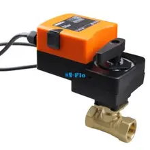 2-канальный 24VDC/AC 1/2 ''-2'' вкл/выкл пропорциональный модулирующий моторизованный электрический шаровой клапан