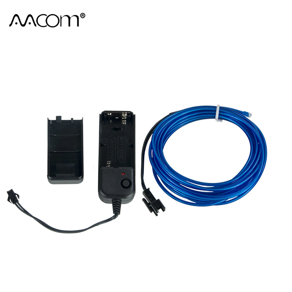 

1m 2m LED Neon Tape Light EL Wire 3V 5V 12V 10 Colors Flexible LED Strip Light Battery/USB/Car Powered Party Dance Clothes Decor