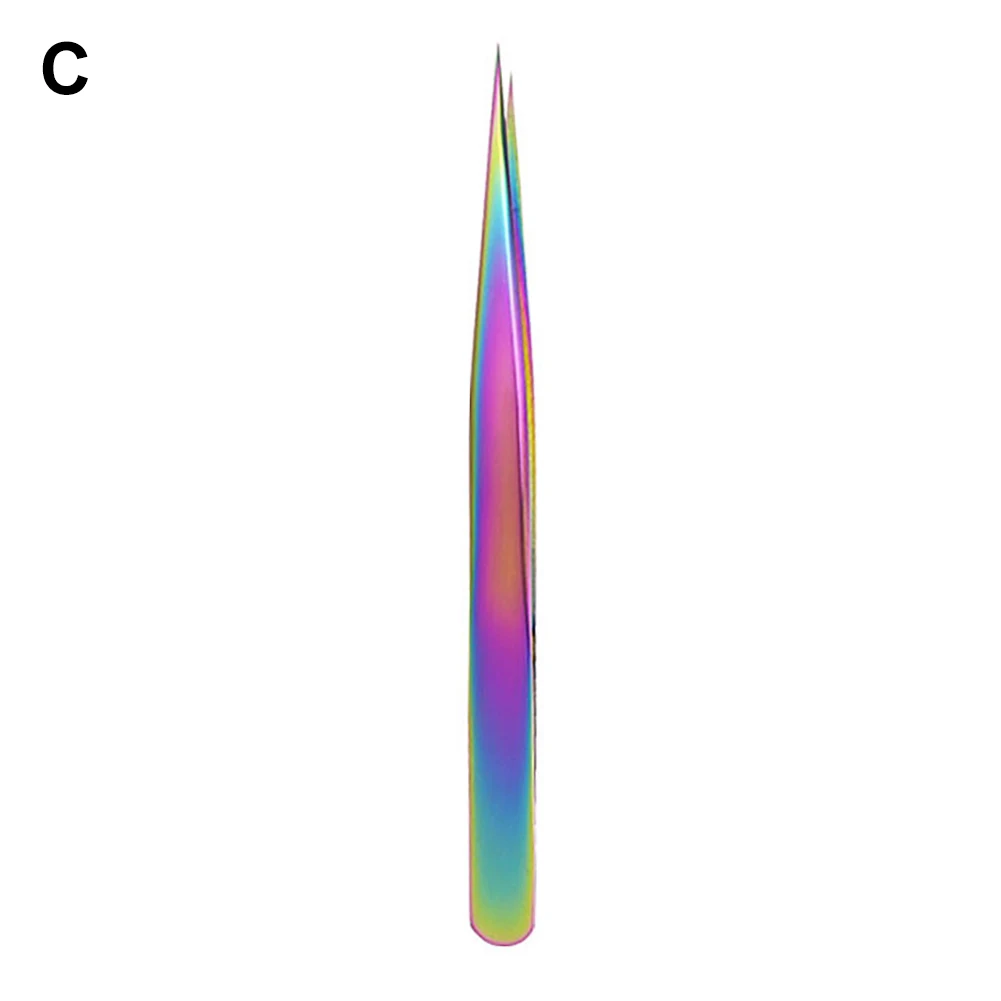 Нержавеющая сталь красота макияж Премиум ресницы для наращивания Пинцет зажим прецизионный инструмент для ремонта тонкий пинцет с кончиком