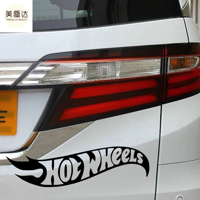 

Striped Lettering Arts Invincible Hot Wheels Car Sticker for Window Motorcycle Kayak Car Styling Reflective Vinyl Decal