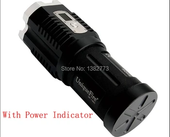 

UniqueFire Digital display led torch 4x Cree XM-L2 3600LM 5-Modes Camping Hunting 4x18650 battery Led Flashlight