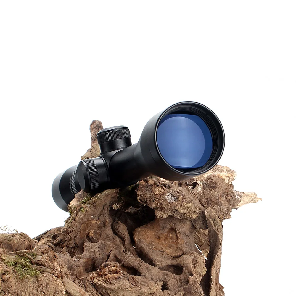 Óptica de Caçaohhunt Telescópica para Pistolas Mira Riflescope Retículo Rangefinder Besta ou Mil Dot Calibre .177 .22 3-9x40 10 High Quality Esporte e Lazer
