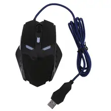 USB Wired Backlight Mouse Optical 6 Button Ergonomic Silent Gaming Mause 2400DPI Adjustable Mice for Computer Laptop Notebook PC