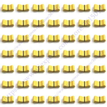 

50pcs/lot yellow color Slider Fader Knobs FOR ALLEN & HEATH XONE 1D 2D 3D 4D 32 62 464 S2 fader knob replacement
