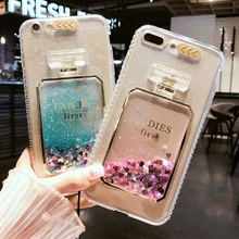 

Luxury Bling Stars Dynamic Liquid Quicksand Clear Phone Case For iPhone X 10 6 S 8 7 Plus 5S SE Led Flash Light Up Girl Cover