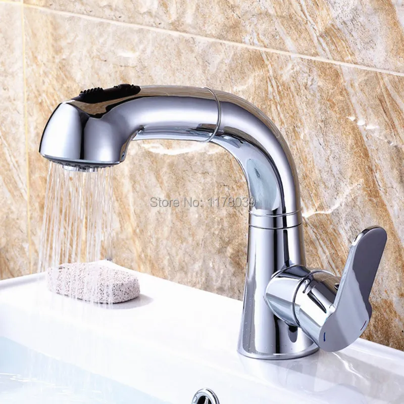 polished brass pull out bathroom faucets,deck mounted chrome stretched