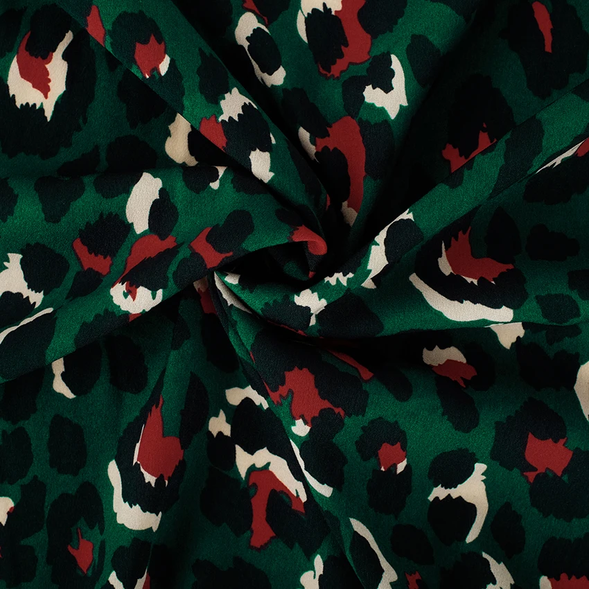 Isiksus Винтаж Leopard Длинные юбки с принтом Для женщин Высокая талия юбка галстук-бабочка летние пикантные Разделение Обёрточная бумага юбка Дамы Зеленый пляжные SK015