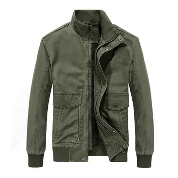 

New arrival 2018 military casual chaqueta hombre veste homme Autumn men jacket stand collar motorcycle bomber jacket men