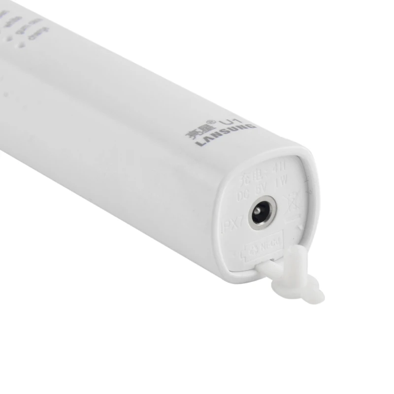 USB зарядка LANSUNG ультра звуковая электрическая зубная щетка перезаряжаемая зубная щетка с 4 сменными головками U1 щетка с таймером