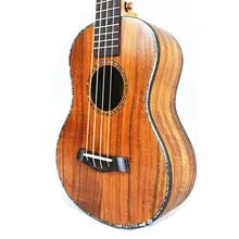 23 inch Professional Ukulele All Solid Wood Sweet Acacia KOA 4 strings Hawaiian Mini Guitar Electric Ukelele 23 with Pickup EQ