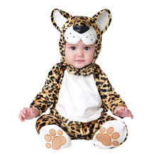 2016 Рождество Xmas Подарков Хэллоуин Мальчиков Lepard Ползунки Navidad Младенческой Одежды Костюм Партии