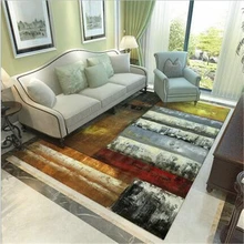 AOVOLL, ковер для спальни, безворсовый, мягкий, большой, коврик для пола, современный дизайн, коврики для украшения дома, для гостиной, серый, современный, домашний декор