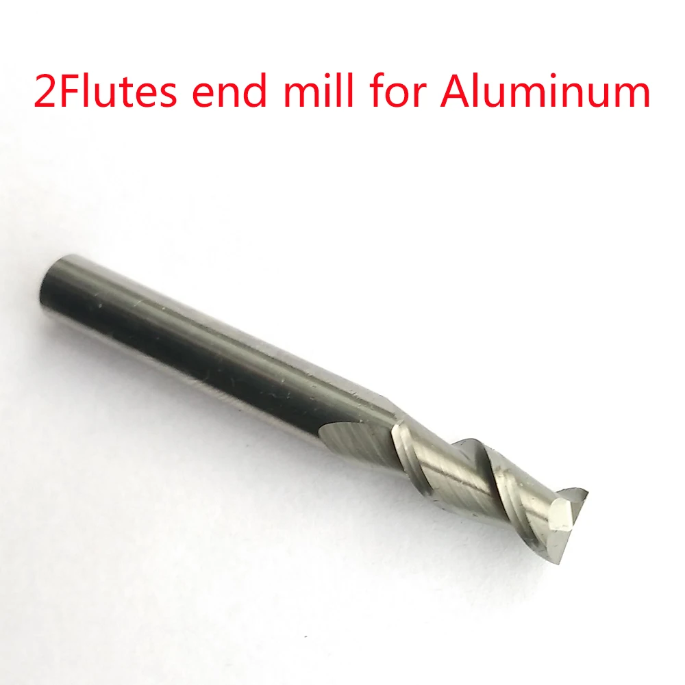 

3pcs/lot D6x15x50L 6mm 2 flutes HRC50 carbide flat endmills for aluminum cnc milling cutters router bit