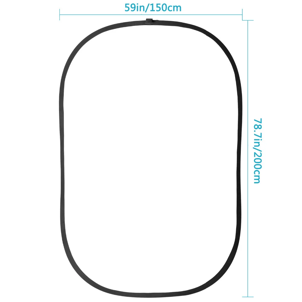 Neewer профессиональное освещение студия 150x200 см складной мягкий рассеиватель диск с чехол для студии и портрета