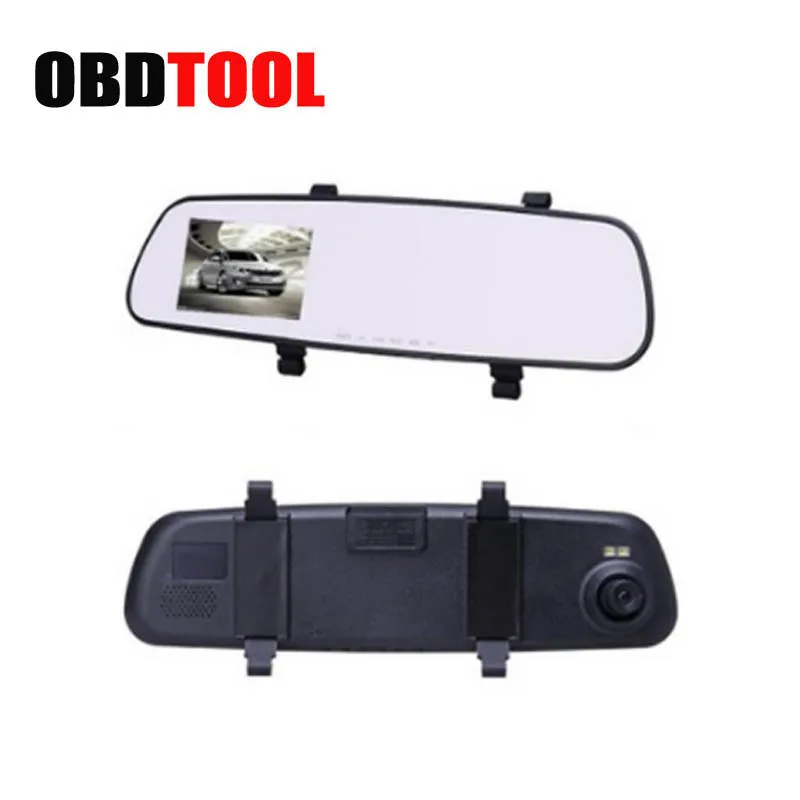 

2.4 Inch LCD Screen Rearview Mirror Dash Cam Night Vision Car Camera Auto DVR Portable Car Car Rear View Recorder JC10