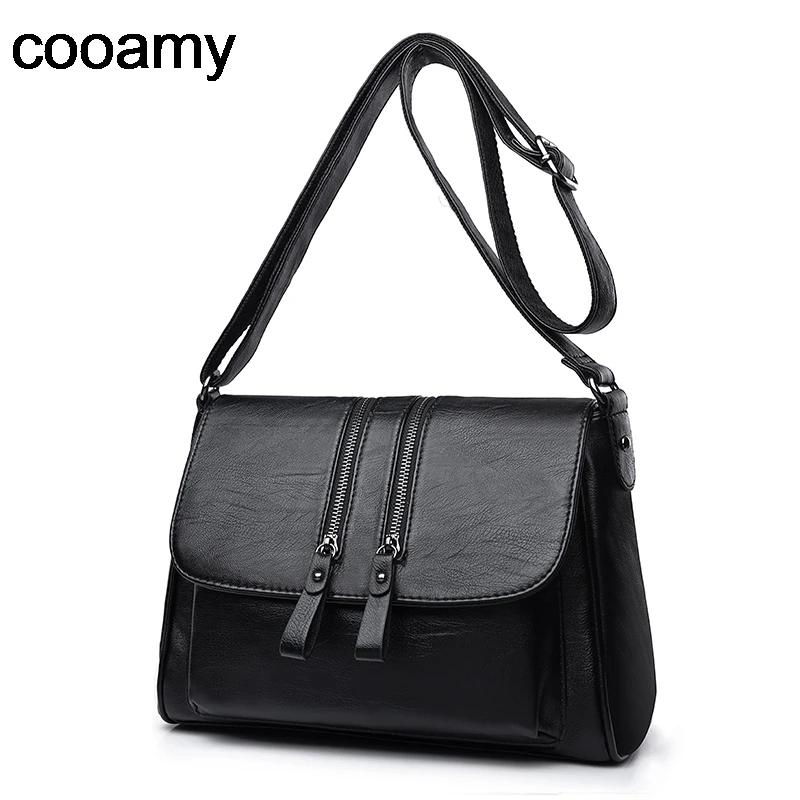 

Women's Shoulder Bags High Quality PU Leather Handbags Tote All-match Crossbody Top-handle Bags Shell Messenger Bag