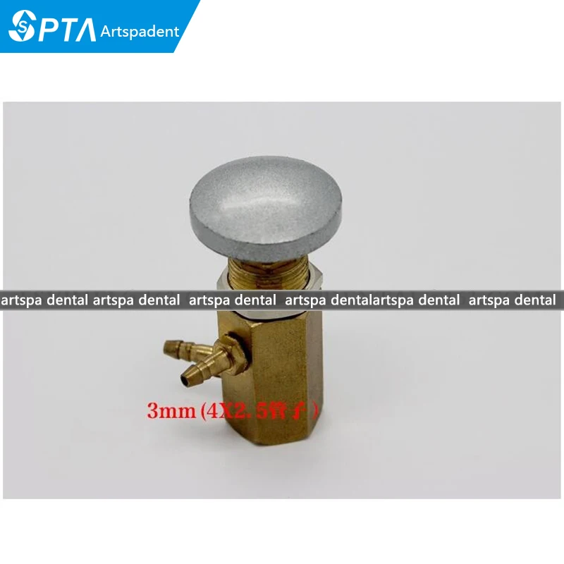 

5PCS Dental Valve dental chair foot pedal switch foot valve foot control switch copper valve 3*mm dental chair unit