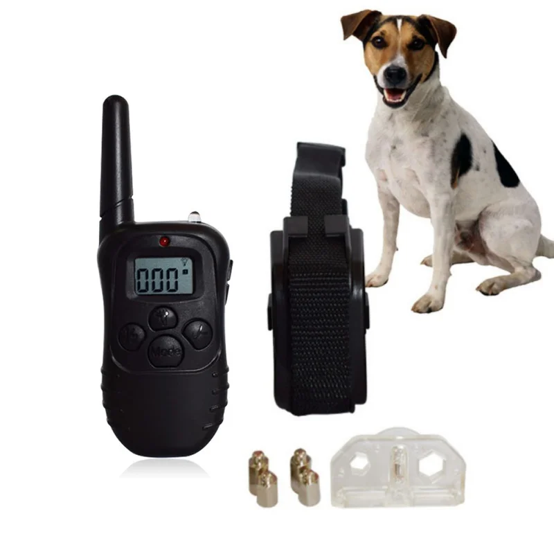 Пульт дистанционного управления с батареей 6 в для собак, вибрационное ударное устройство для домашних животных, устройство для защиты от лай собак, подходит для всех размеров собак