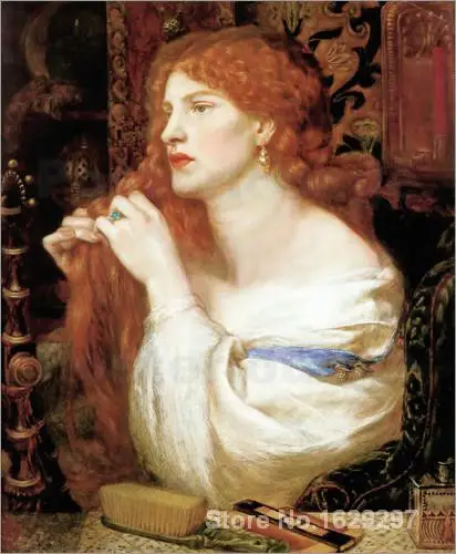 

Art Painting by Dante Gabriel Rossetti Aurelia High Quality Hand painted