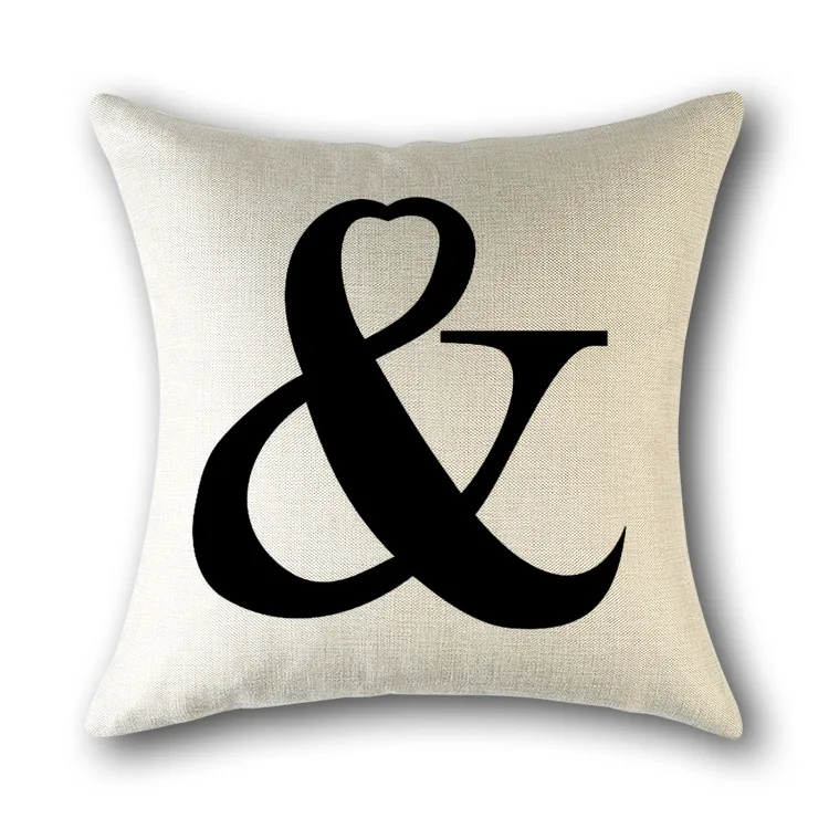 Love Couple льняная наволочка с надписью Mr and Mrs наволочка для подушки для дома Свадебные украшения наволочки