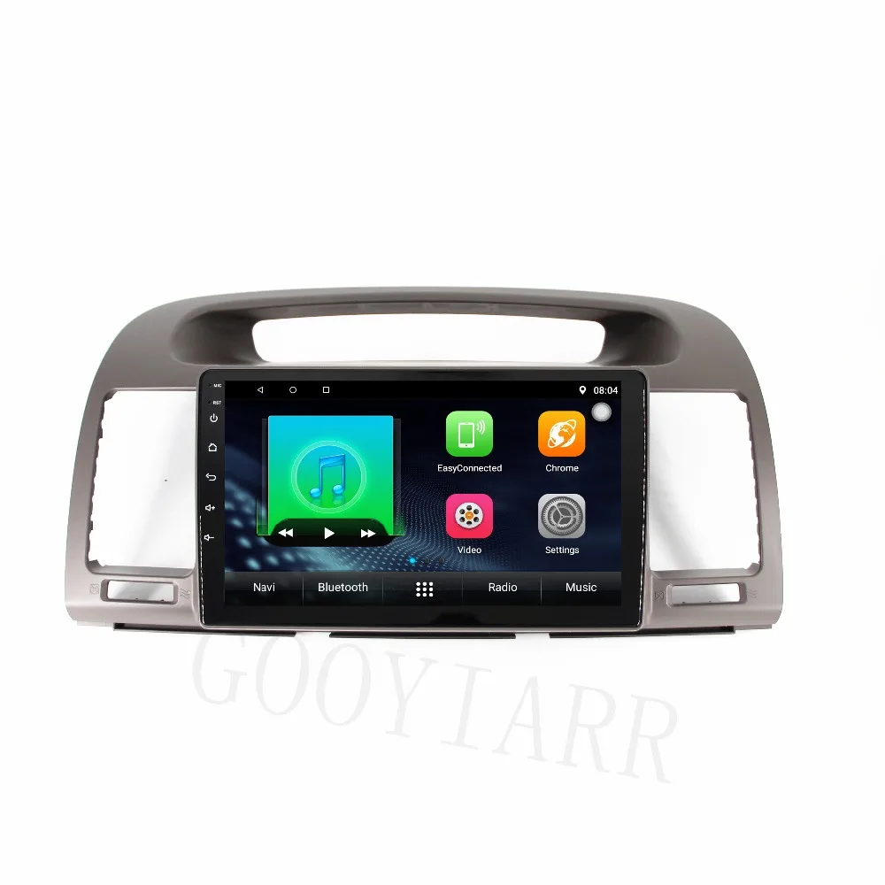Cheap 2din 9inch car Android GPS navigation Multimedia Player for toyota camry2002 2003 2004 2005 2006 with radio BT WIFI FM Map Video 4